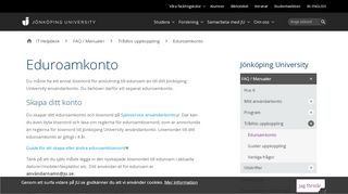 
                            12. Eduroamkonto - Jönköping University