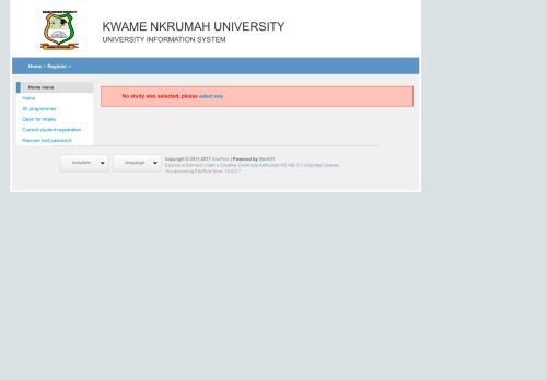 
                            3. EduRole Student Information System - Nkrumah University