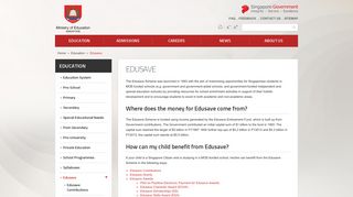 
                            2. Edusave - MOE