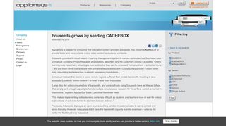 
                            9. Eduseeds speed up education content with caching appliance ...