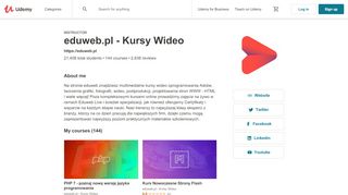 
                            10. eduweb.pl - Kursy Wideo | https://eduweb.pl | Udemy