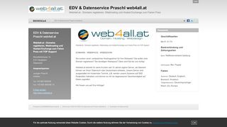 
                            8. EDV & Datenservice Praschl web4all.at - 5101 Bergheim ...