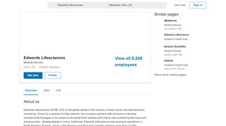 
                            11. Edwards Lifesciences | LinkedIn