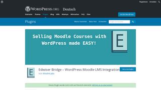 
                            10. Edwiser Bridge – WordPress Moodle LMS Integration | WordPress.org
