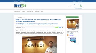 
                            12. edWisor Joins Hands with Top Tech Companies to Provide Strategic ...