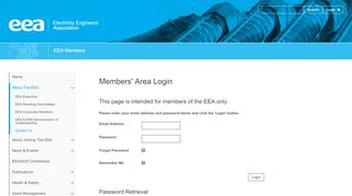 
                            8. EEA Members - Electricity Engineers' Association