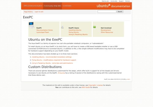 
                            2. EeePC - Community Help Wiki - Ubuntu Documentation