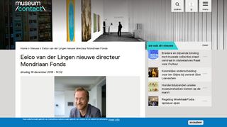 
                            12. Eelco van der Lingen nieuwe directeur Mondriaan Fonds ...