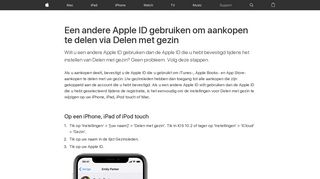 
                            10. Een andere Apple ID gebruiken om aankopen te delen via Delen met ...