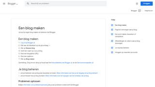 
                            4. Een blog maken - Blogger Help - Google Support