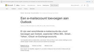 
                            8. Een e-mailaccount toevoegen aan Outlook - Office-ondersteuning