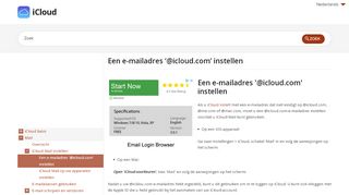 
                            11. Een e-mailadres '@icloud.com' instellen - iCloud, iCloud Help