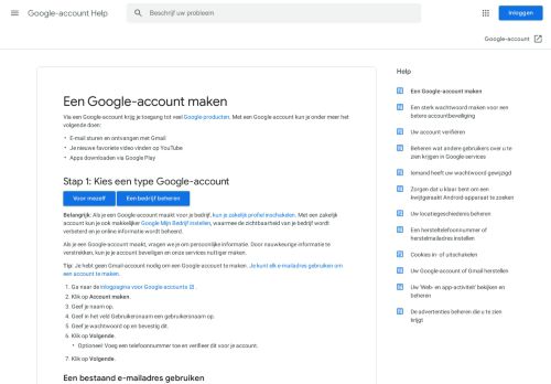 
                            3. Een Google-account maken - Google-account Help - Google Support