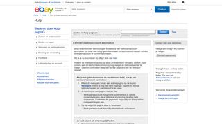 
                            12. Een verkopersaccount aanmaken - Ebay.nl