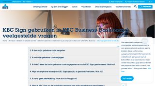 
                            3. Een vraag over KBC Sign? - KBC Bank & Verzekering