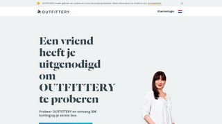 
                            6. Een vriend heeft je uitgenodigd om OUTFITTERY te proberen