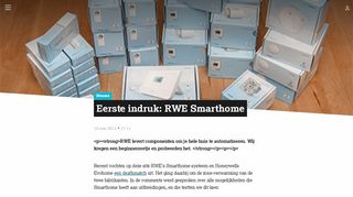 
                            10. Eerste indruk: RWE Smarthome | Bright