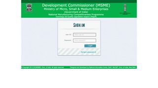 
                            10. EET - User Login - MSME - NMCP Schemes - DC-MSME