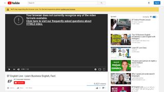 
                            6. EF English Live - Learn Business English, Fast. - YouTube