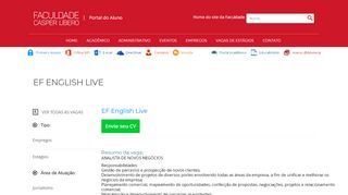 
                            9. EF English Live – Portal do Aluno