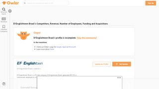 
                            7. Ef Englishtown Brasil Competitors, Revenue and Employees - Owler ...