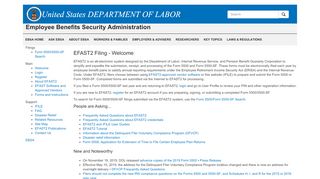 
                            4. EFAST2 Filing - Welcome