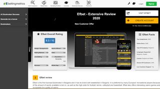 
                            10. Efbet review - BettingMetrics