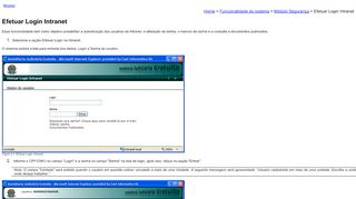 
                            5. Efetuar Login Intranet