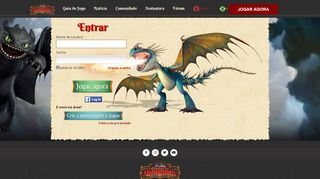 
                            10. Efetuar login – Jogo Como Treinar o seu Dragão – School of Dragons