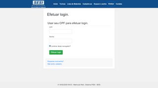 
                            10. Efetuar login - Matrícula Web - Fies