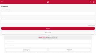 
                            1. Efetue seu login - Centauro