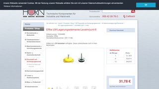 
                            1. Effbe LM Lagerungselemente Levelmount ® - Leschhorn