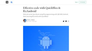
                            13. Effective code with QuickBlox & RxAndroid – QuickBlox ...