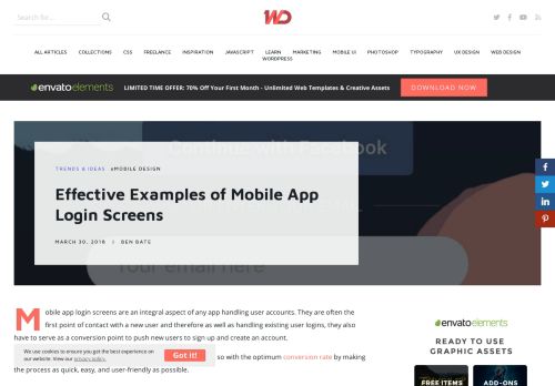 
                            10. Effective Examples of Mobile App Login Screens - 1stWebDesigner