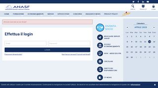 
                            5. Effettua il login - Anasf