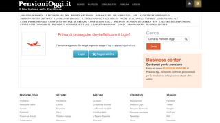 
                            7. Effettua il Login - PensioniOggi