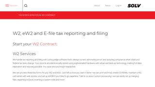 
                            7. Efficient processing of W2 forms including e-filing | The SOLV Group