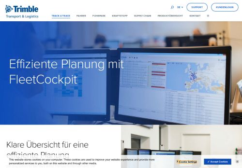 
                            3. Effiziente Planung mit FleetCockpit – Trimble Transport & Logistics