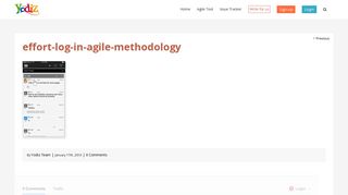 
                            2. effort-log-in-agile-methodology – Yodiz Project Management Blog