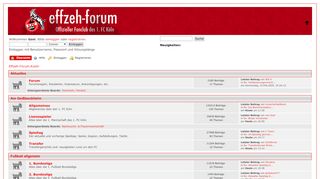 
                            10. Effzeh-Forum - Unabhängiges Forum und Fanclub für Fans des 1. FC ...