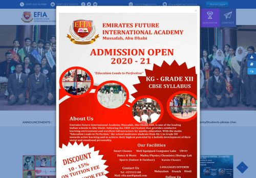 
                            8. EFIA :: Emirates Future international School