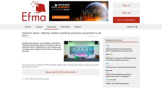 
                            12. Efma - Kasikorn Bank: Making modern banking solutions accessible to ...