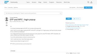 
                            10. EFP and WPC : login popup - archive SAP