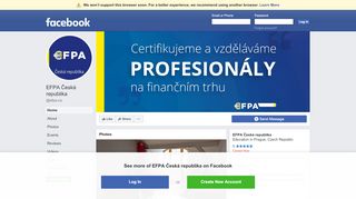 
                            11. EFPA Česká republika - Home | Facebook