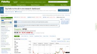 
                            10. EFSC | Stock Snapshot - Fidelity