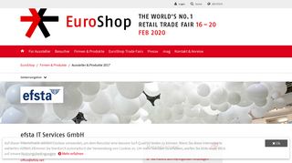 
                            7. efsta IT Services GmbH aus Steyr auf der EuroShop 2017 in ...