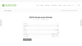 
                            10. EFSTA Portal erste Schritte – Albatros Datenservice