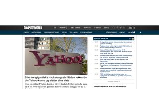 
                            7. Efter tre gigantiske hackerangreb: Sådan lukker du din Yahoo-konto ...