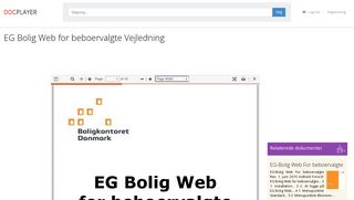 
                            5. EG Bolig Web for beboervalgte Vejledning - PDF