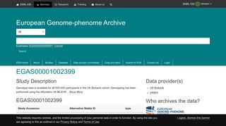 
                            6. EGAS00001002399 | European Genome-phenome Archive - EMBL-EBI